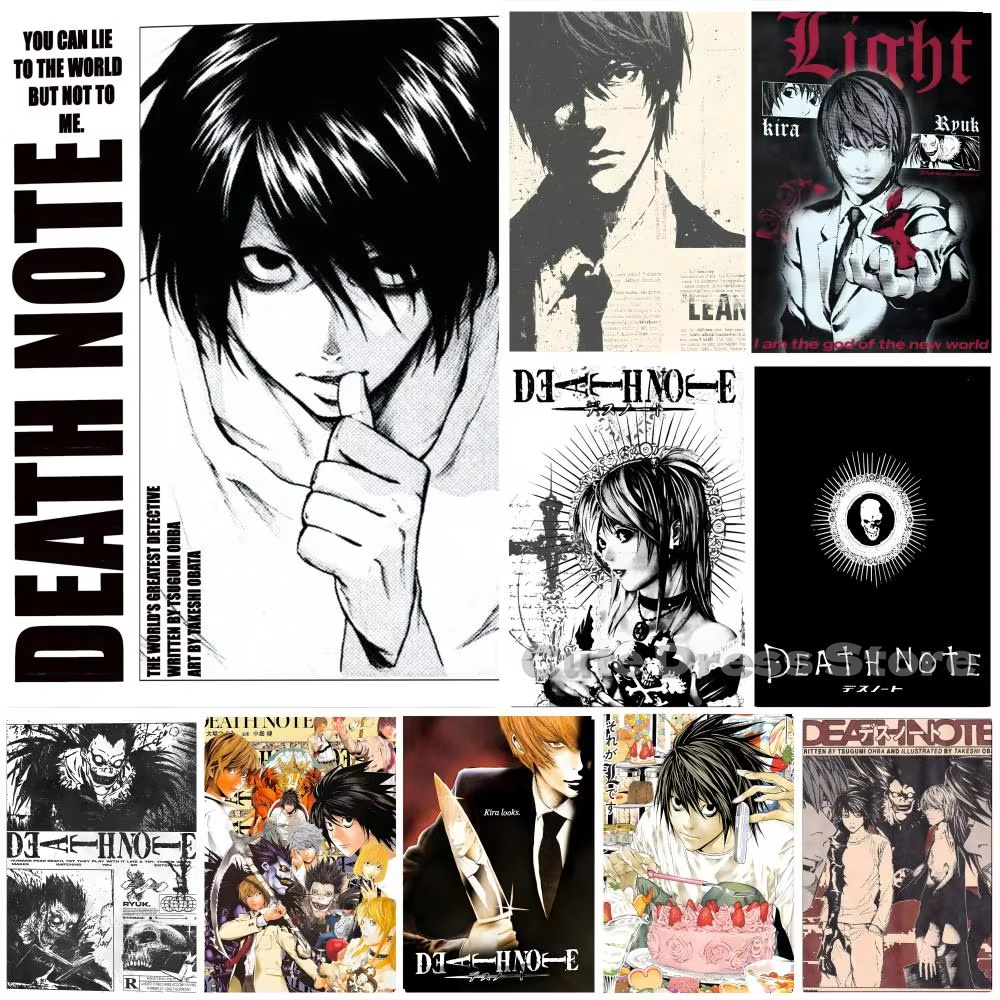 Death Note Leinwanddruck, unge – Lighting Room Decor Items Bewertung und Preis