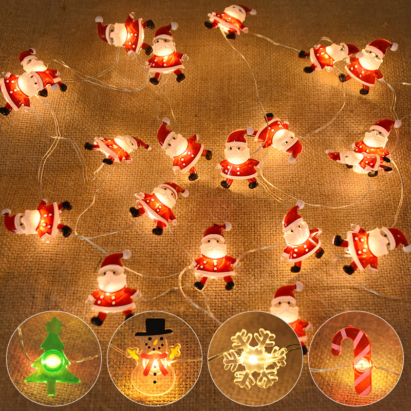 2M 20LED Santa Claus Schneeflo – Home Decor Lighting Tree Bewertung und Preis
