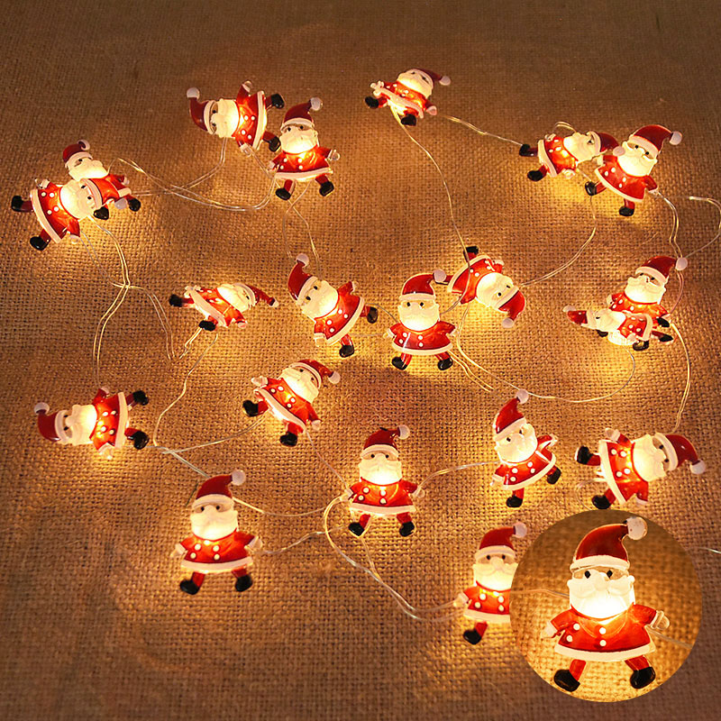 2M 20LED Santa Claus Schneeflo – Home Decor Lighting Tree Bewertung und Preis