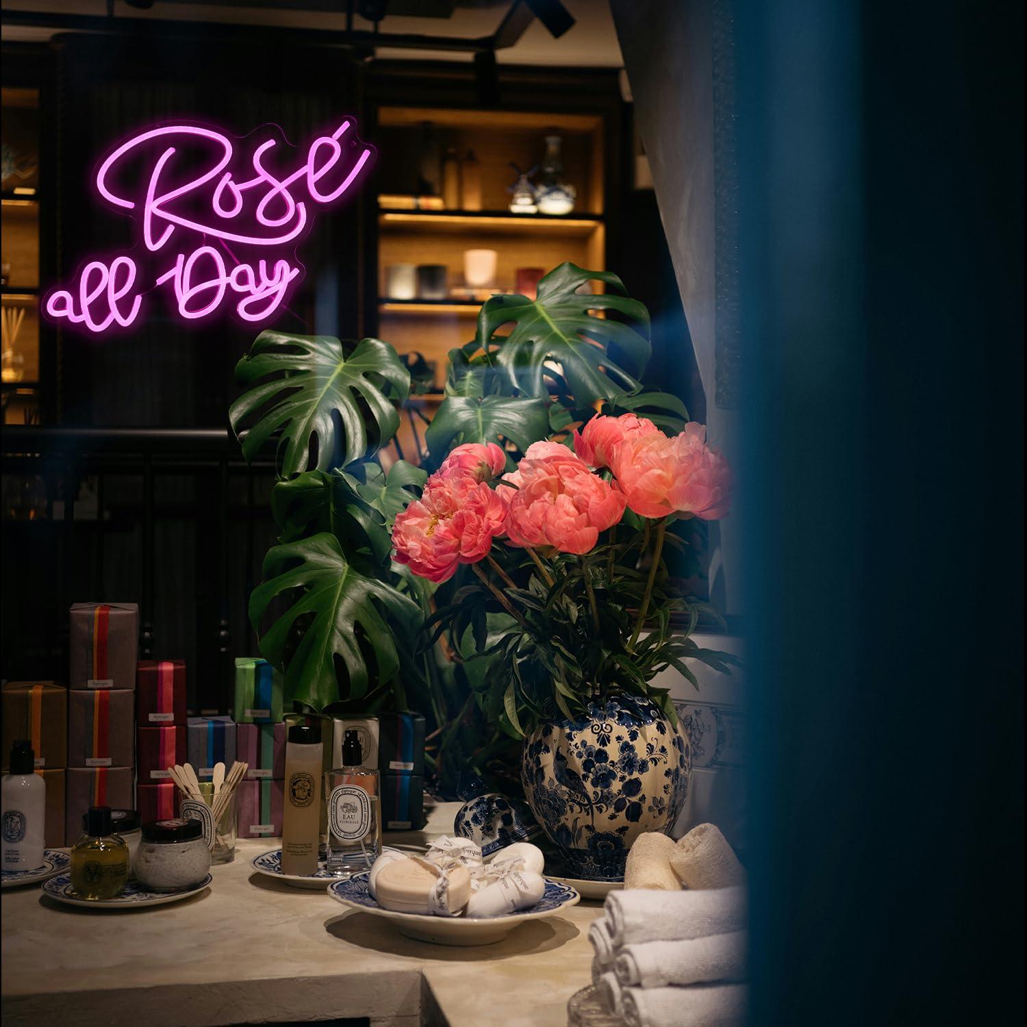 Rose All Day Neonschild, dimmb – Lighting Decor Wedding Bewertung und Preis