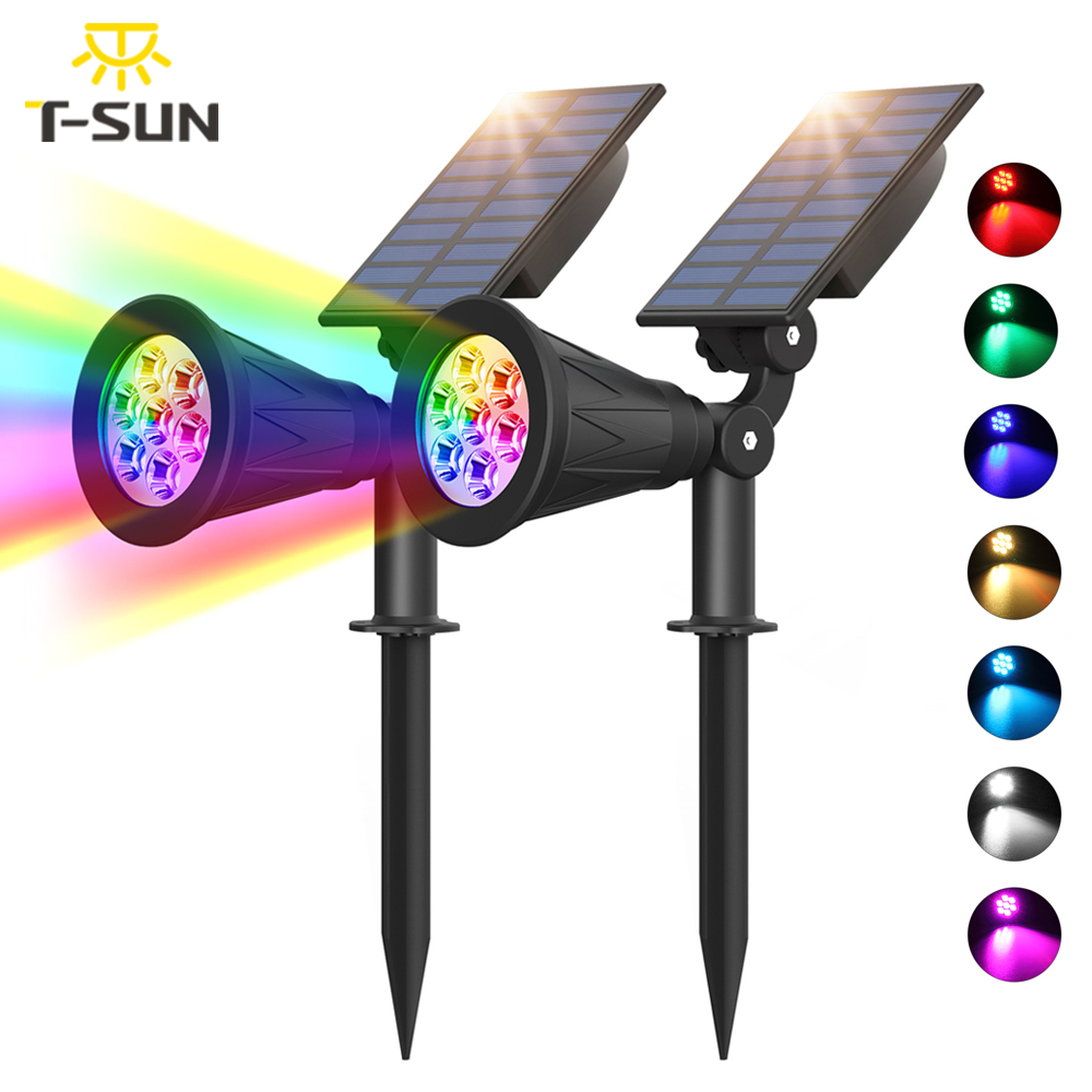 1pc/2 stücke 7LED Solar Rampen – Lighting Decor Sunrise Bewertung und Preis