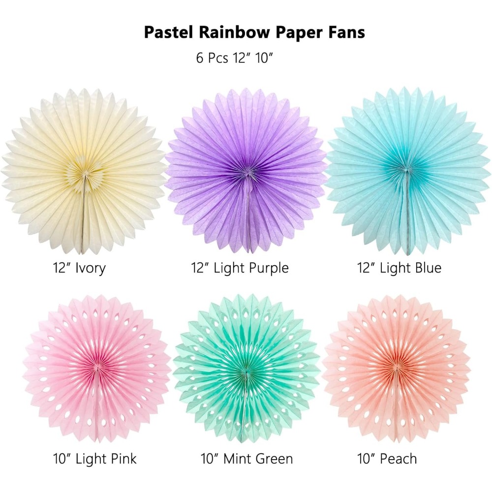 Pastellfarbene Regenbogen-Papi – Decor Lighting Fans Bewertung und Preis